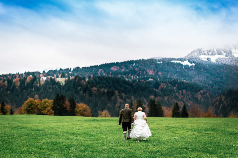 Zünftige Hochzeit im Allgäu in Oberstdorf